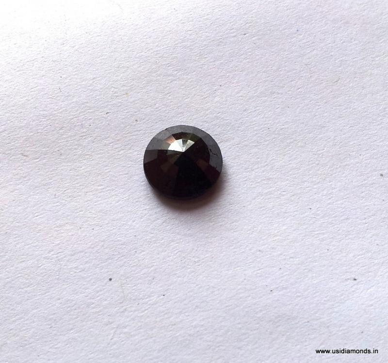black rose cut diamond
