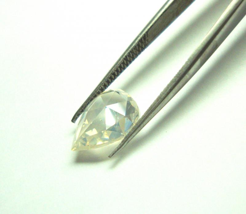 ROSE CUT DIAMOND PEAR SHAPE