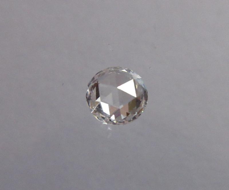 5MM White Colorless Rose cut diamond