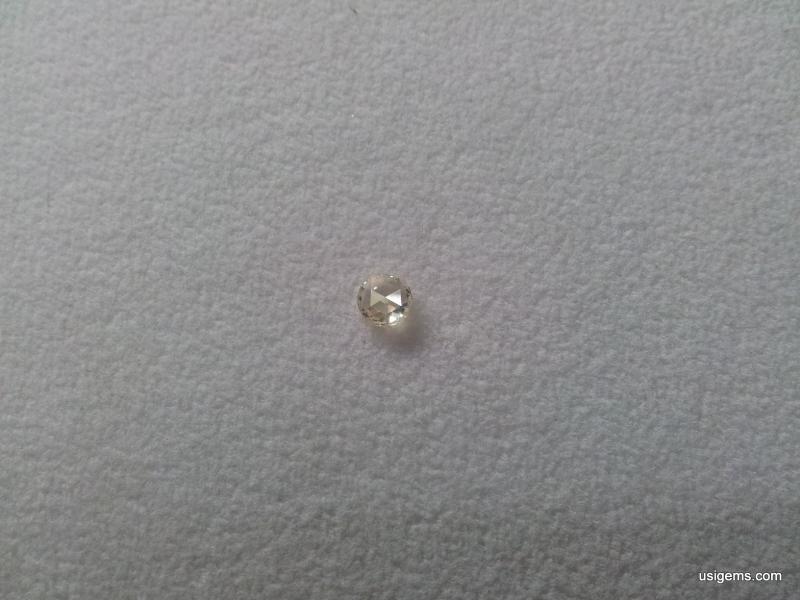white rose cut diamond