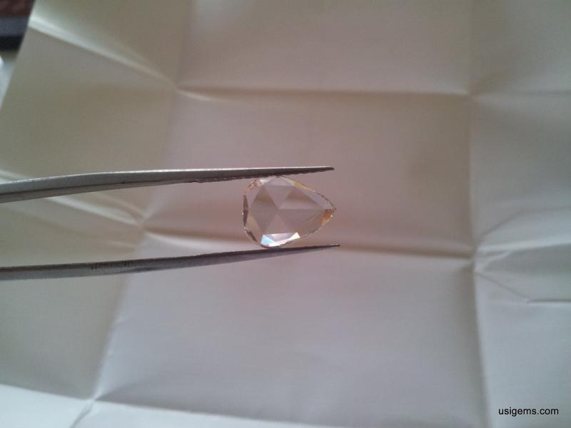 white rose cut diamond